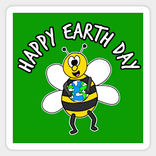 Earth Day Bee Magnet